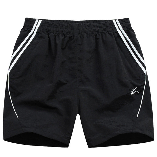 Sport - pantaloni scurți casual pentru bărbați cu margini colorate în mai multe culori