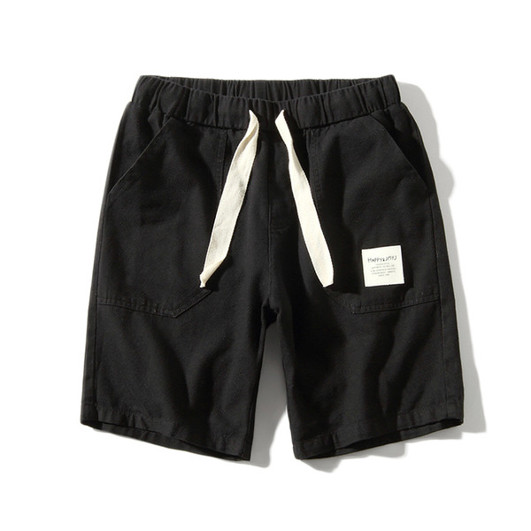 Pantaloni scurți pentru bărbați cu buzunare adânci și talie elastică în mai multe culori