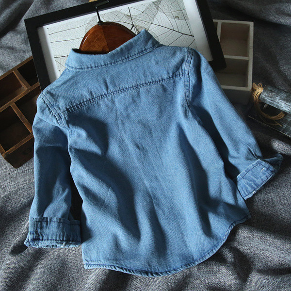 Детска риза подходяща за момичета и момчета с щампа и надпис