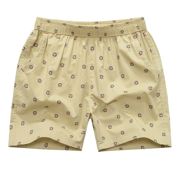 Pantaloni scurți pentru bărbați cu aplicații - două modele