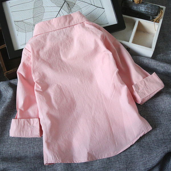 Παιδικό πουκάμισο κατάλληλο για κορίτσια και αγόρια σε διάφορα χρώματα με κεντήματα