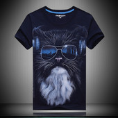 Ανδρικό μπλουζάκι σε διάφορα χρώματα με 3D εκτύπωση