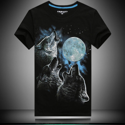 Ανδρικό μπλουζάκι σε διάφορα χρώματα με 3D εκτύπωση