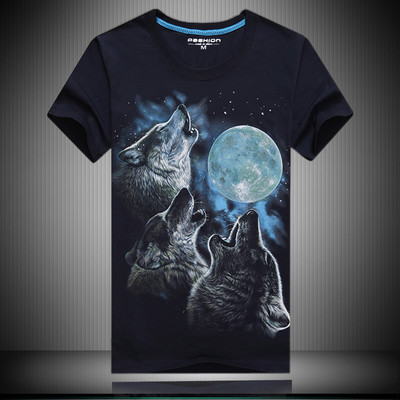 Ανδρικό μπλουζάκι σε διάφορα χρώματα με 3D εκτύπωση