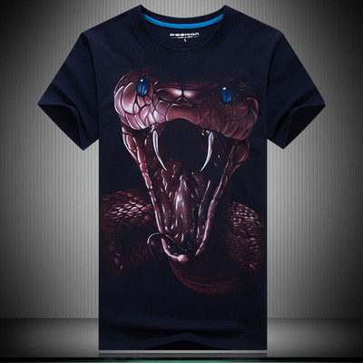 Ανδρικό μπλουζάκι σε διάφορα χρώματα με 3D εκτύπωση