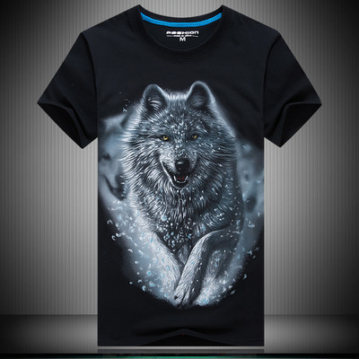 Ανδρικό μπλουζάκι σε διάφορα χρώματα με 3D εκτύπωση