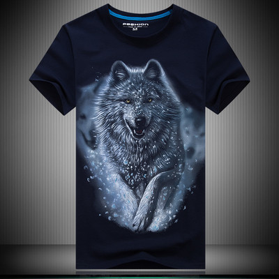 Ανδρικό μπλουζάκι σε διάφορα χρώματα με 3D εκτύπωση