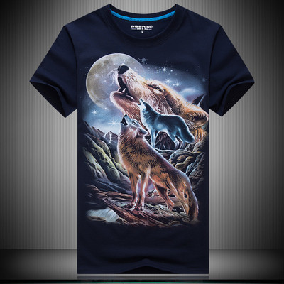 Ανδρικό μπλουζάκι σε διάφορα χρώματα με 3D εκτύπωση