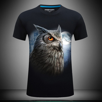 Ανδρικό μπλουζάκι σε διάφορα χρώματα με 3D εκτύπωση