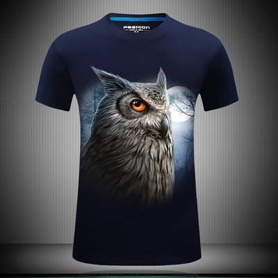 Ανδρικό μπλουζάκι σε διάφορα χρώματα με 3D εκτύπωση