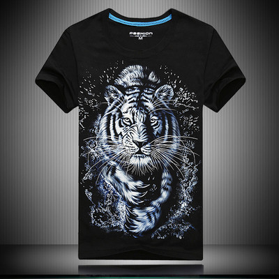 Ανδρικό μπλουζάκι σε διάφορα χρώματα με 3D εκτύπωση