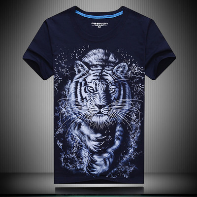 Ανδρικό μπλουζάκι σε διάφορα χρώματα με 3D εκτύπωση