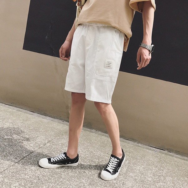 Ανδρικά κοντό σορτς με πλαϊνές τσέπες σε διάφορα χρώματα