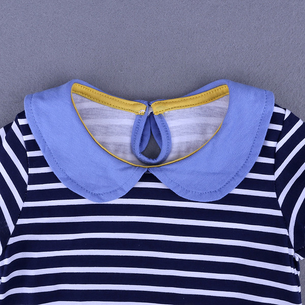 Rochie casual pentru copii cu imprimeu si broderie