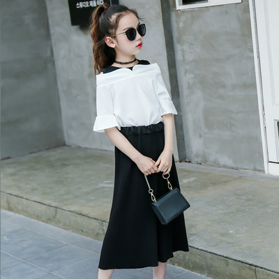 Κομψό παιδικό σετ  για κορίτσια σε δύο χρώματα