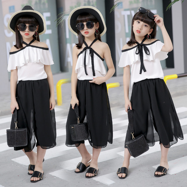 Set elegant pentru copii din doua piese pentru fete