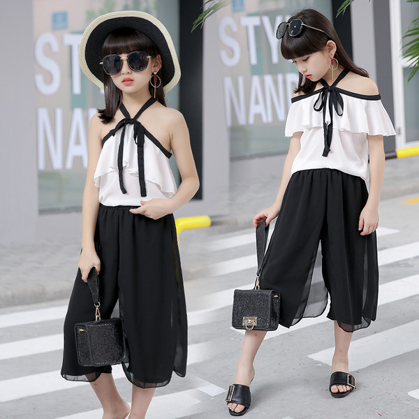 Set elegant pentru copii din doua piese pentru fete