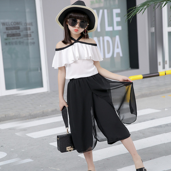 Set elegant pentru copii din doua piese pentru fete