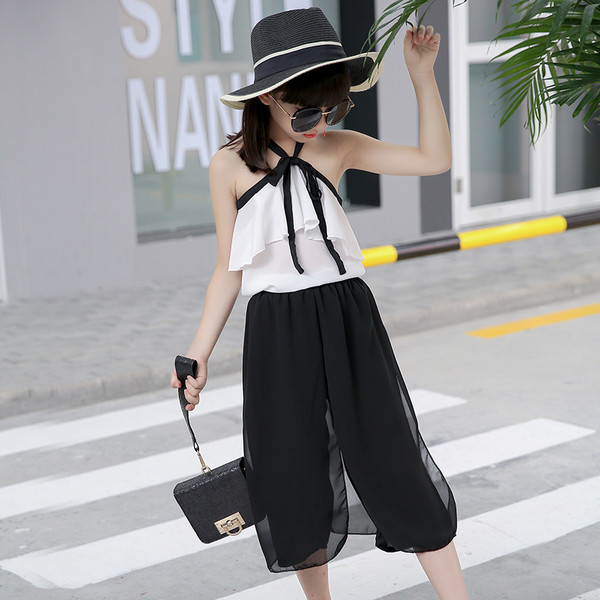 Set elegant pentru copii din doua piese pentru fete