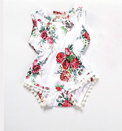 Παιδική σαλοπέτα για κορίτσια σε τρία χρώματα με floral μοτίβα
