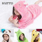 Βαμβακερή πετσέτα με  κουκούλα σε διάφορα μοντέλα