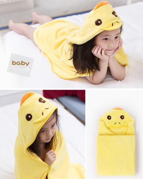Βαμβακερή πετσέτα με  κουκούλα σε διάφορα μοντέλα