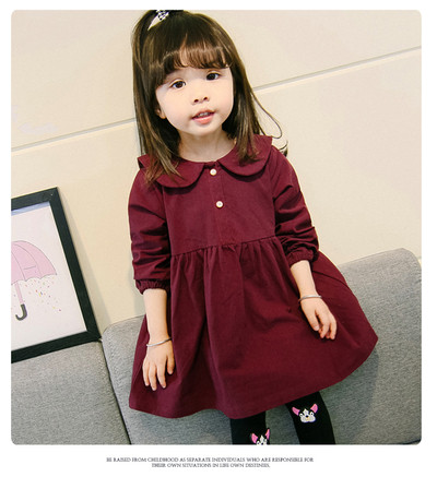 Κομψό παιδικό φόρεμα με εφαρμογή - δύο μοντέλα