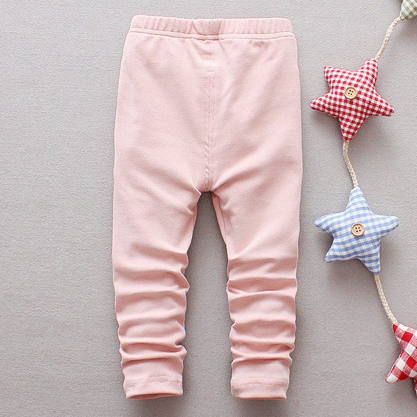 Jambiere pentru copii pentru fete cu aplicare in alb, roz si negru