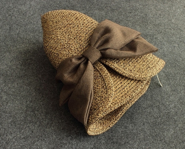 Palarie eleganta de dama cu panglica in mai multe culori