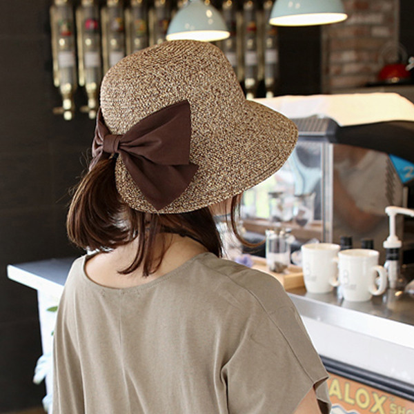 Palarie eleganta de dama cu panglica in mai multe culori