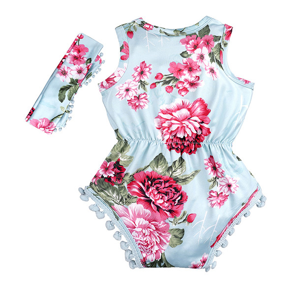 Φόρμες για μωρά σε floral μοτίβο