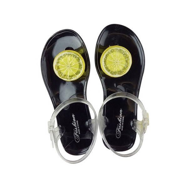 Дамски сандали гумени с интересна 3D декорация