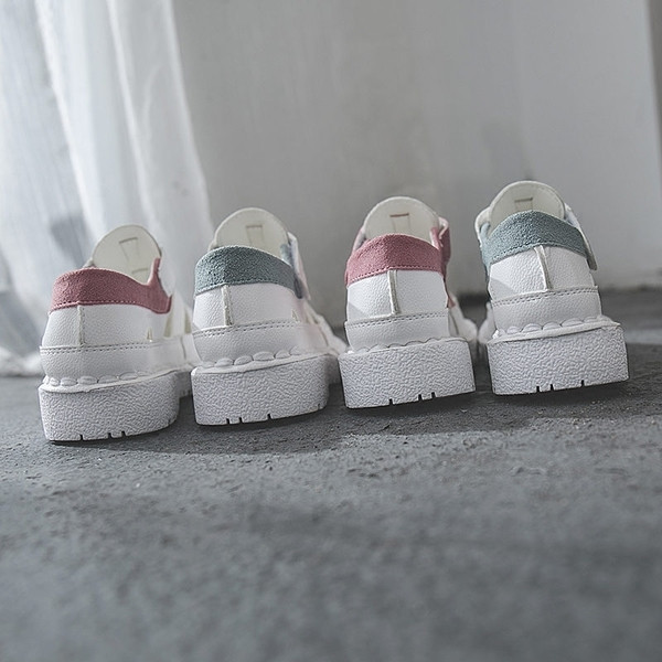 Sandale casual dama din piele ecologica model inchis in mai multe culori