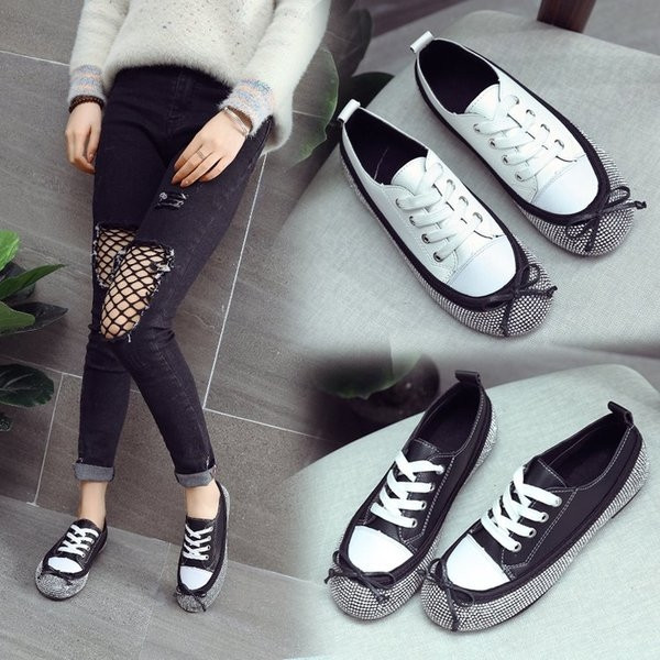 Adidasi moderni de dama cu pietre decorative in trei culori