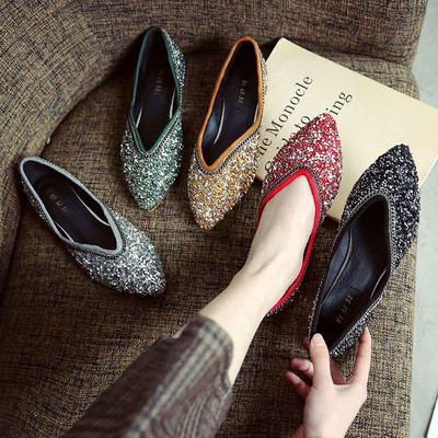 Γυναικέια κομψά παπούτσια με πέτρες σε διάφορα χρώματα
