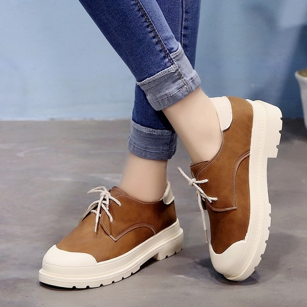 Pantofi casual dama in trei culori cu talpa aspra