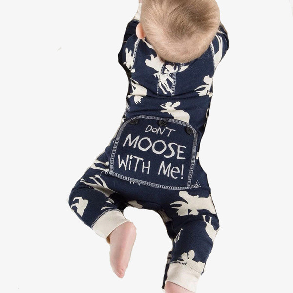 Body bebelusi baieti cu imprimeu si inscriptionare