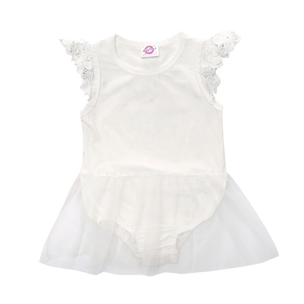 Rochie bebelusi cu dantela si sifon in doua culori