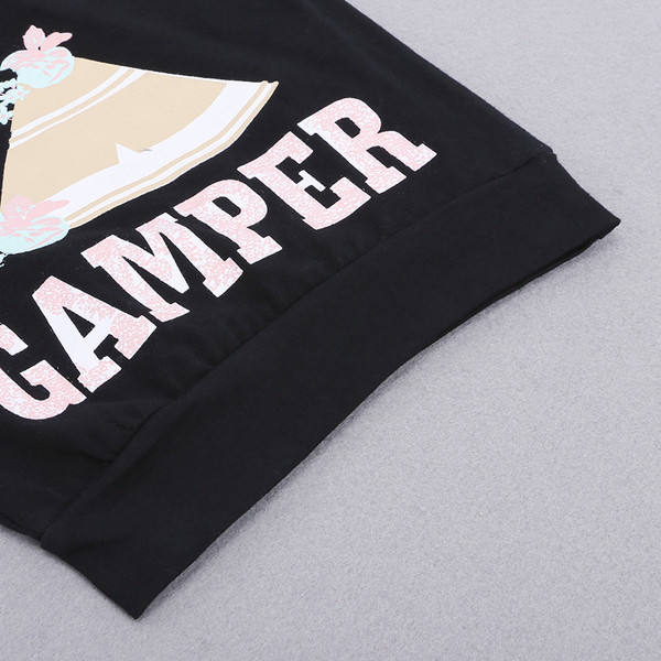 Βρεφικό σετ - μπλουζάκι με κουκούλα και επιγραφή και  παντελόνια