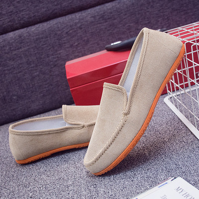 Дамски мокасини от плат в различни цветове