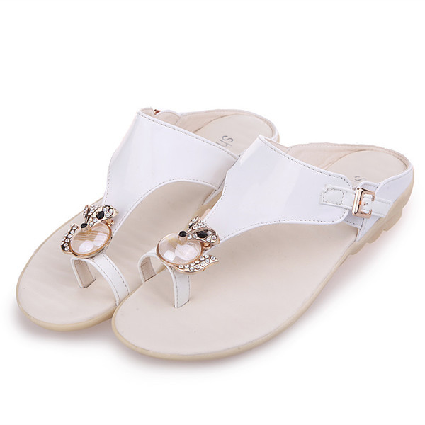 Καθημερινά γυναικεία σανδάλια σε λευκό, μπλε και ροζ χρώμα