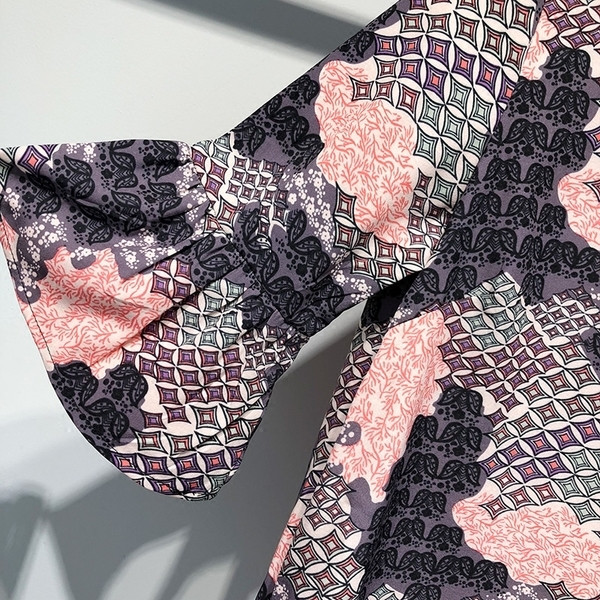 Κομψό, casual γυναικείο φόρεμα με  3/4  μανίκια 