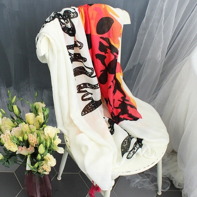 Eșarfe subțiri din bumbac de damă pentru vară diferite modele