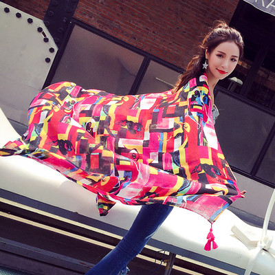 Eșarfe de plajă pentru femei în diferite culori