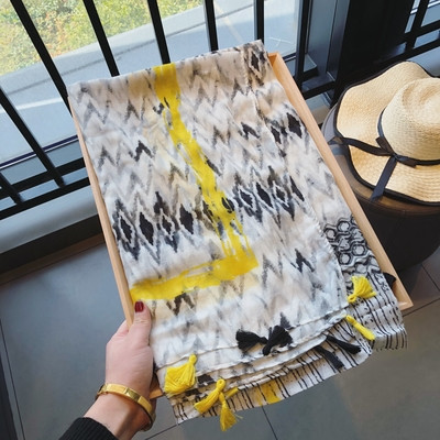 Eșarfe frumoase de damă din bumbac pentru vară în diferite culori