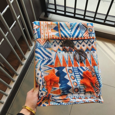 Eșarfe frumoase de damă din bumbac pentru vară în diferite culori