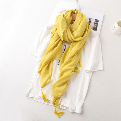 Esarfe subtiri de dama cu ciucuri pentru vara