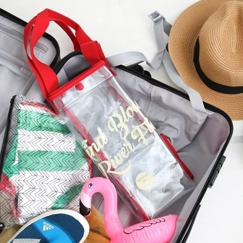 Плажна чанта прозрачна в няколко цвята