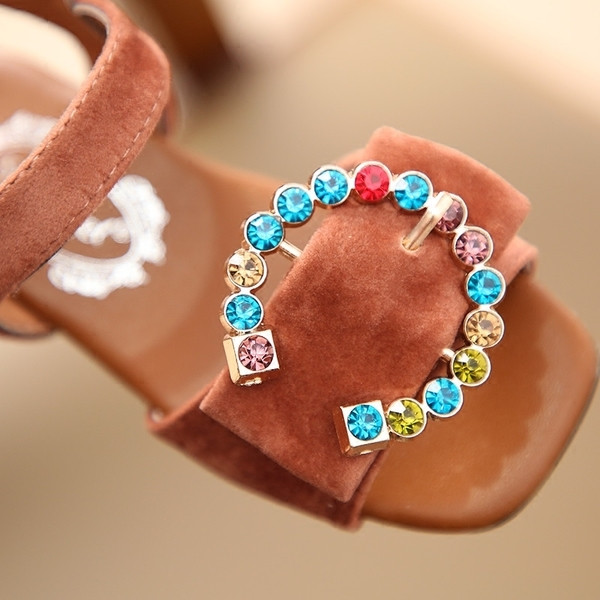 Sandale de dama elegante in doua culori decorate cu mini pietricele colorate