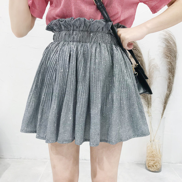 Κομψή γυναικεία φούστα  με υψηλή μέση σε διάφορα χρώματα